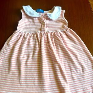 J Bailey Girls Striped Cotton Dress